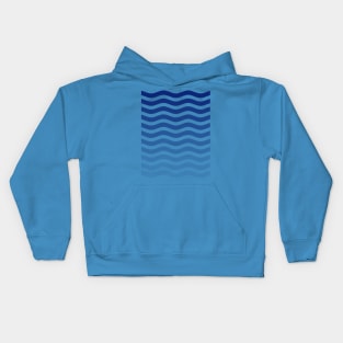 ocean waves Kids Hoodie